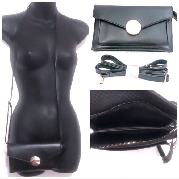 🛍🆕SMALL BLACK CROSSBODY BAG - Picture 3 of 5